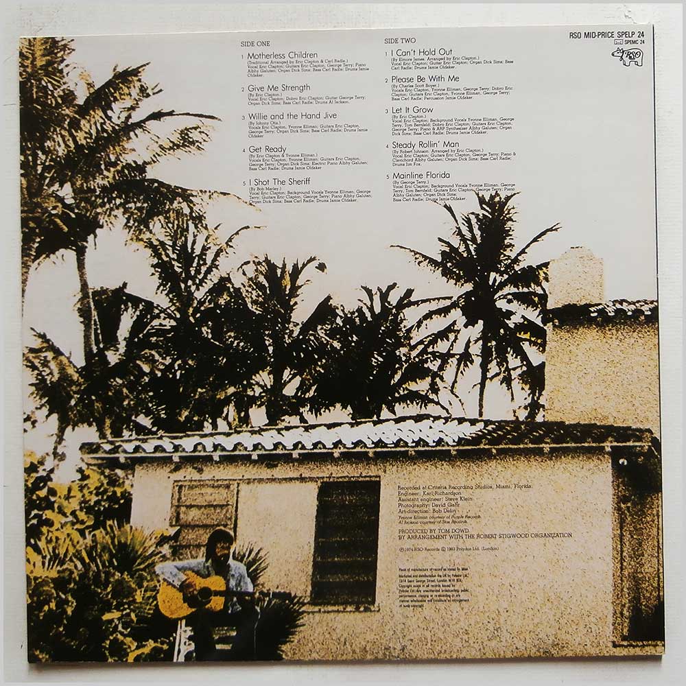 Eric Clapton - 461 Ocean Boulevard  (SPELP 24) 
