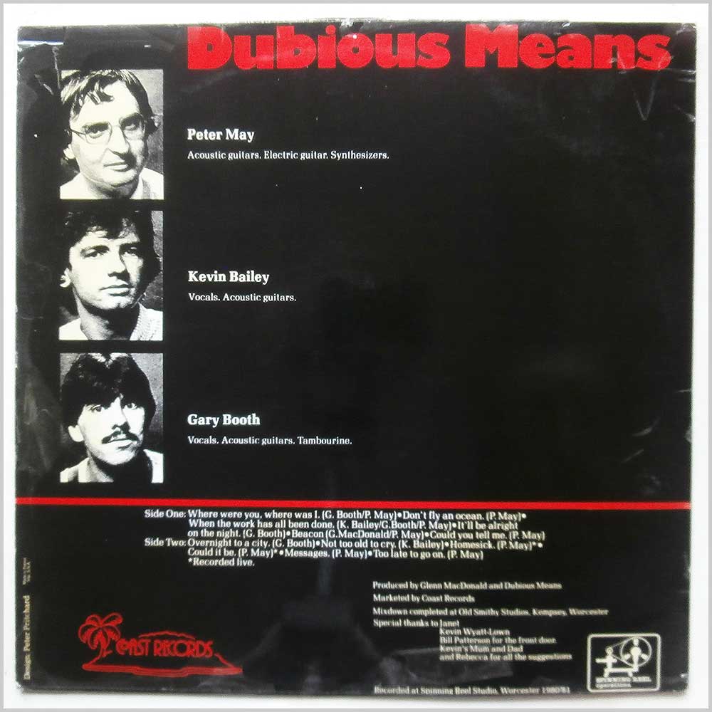 Dubious Means - Dubious Means  (SR1) 