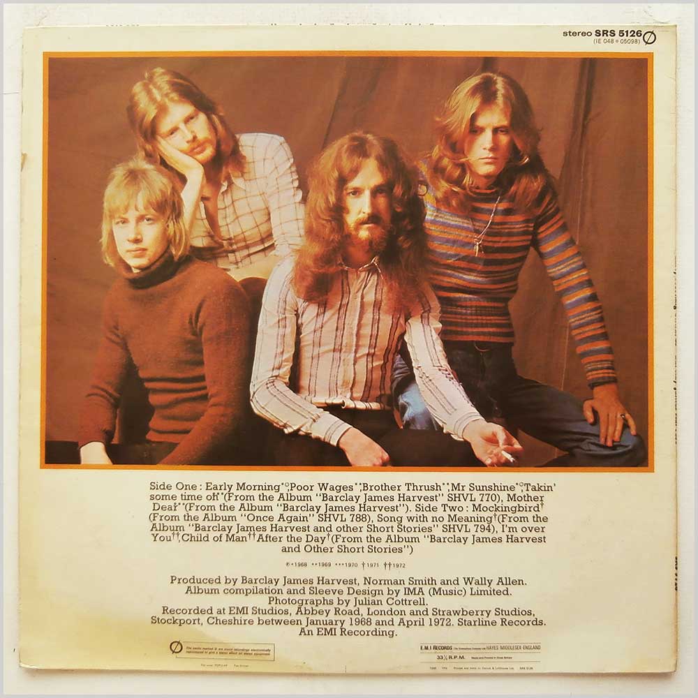 Barclay James Harvest - Early Morning Onwards  (SRS 5126) 