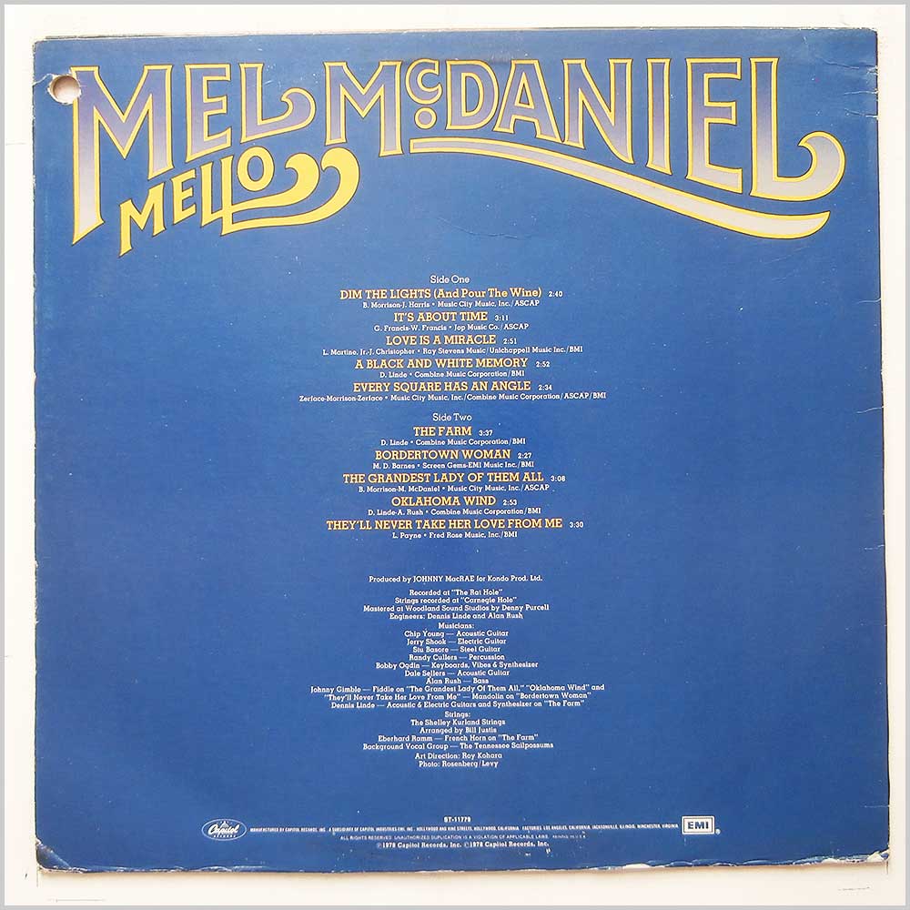Mel McDaniel - Mello  (ST-11779) 