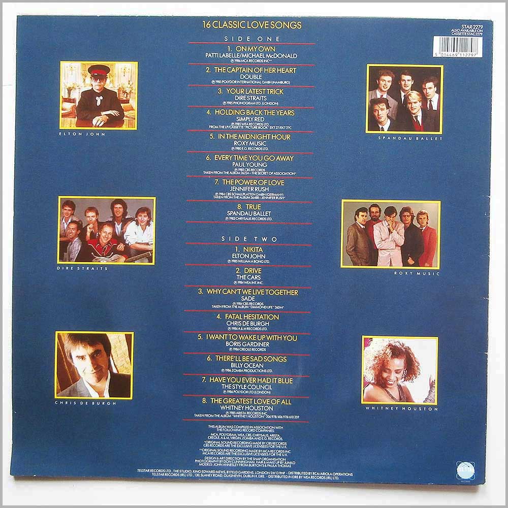 Various - Lovers: 16 Classic Love Songs  (STAR 227) 