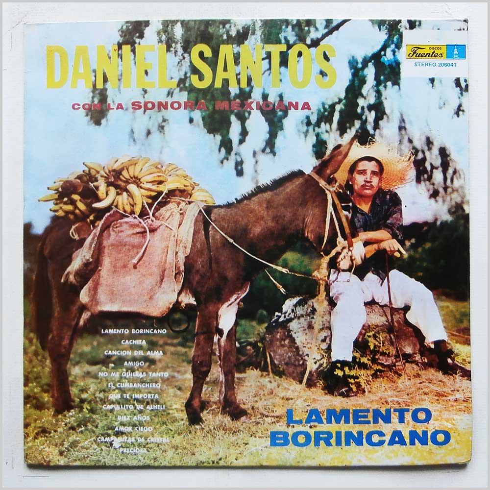 Daniel Santos Y La Sonora Mexicana - Lamento Borincano (Songs From Puerto Rico)  (STEREO 206041) 