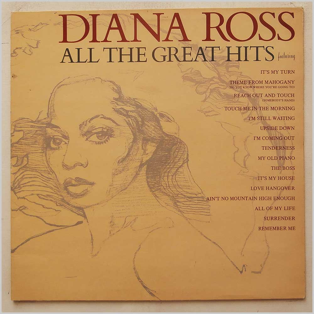 Diana Ross - All The Greatest Hits  (STMA 8036) 