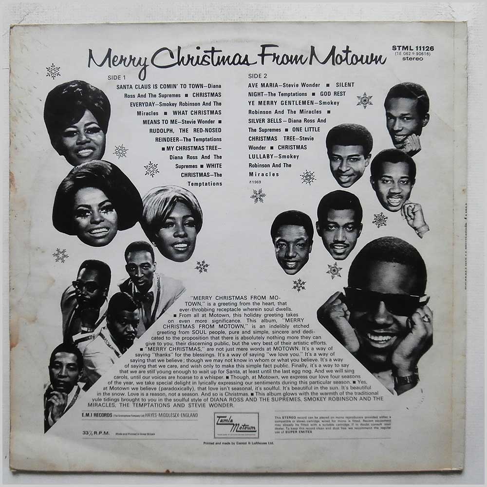 Various - Merry Christmas From Motown  (STML 11126) 
