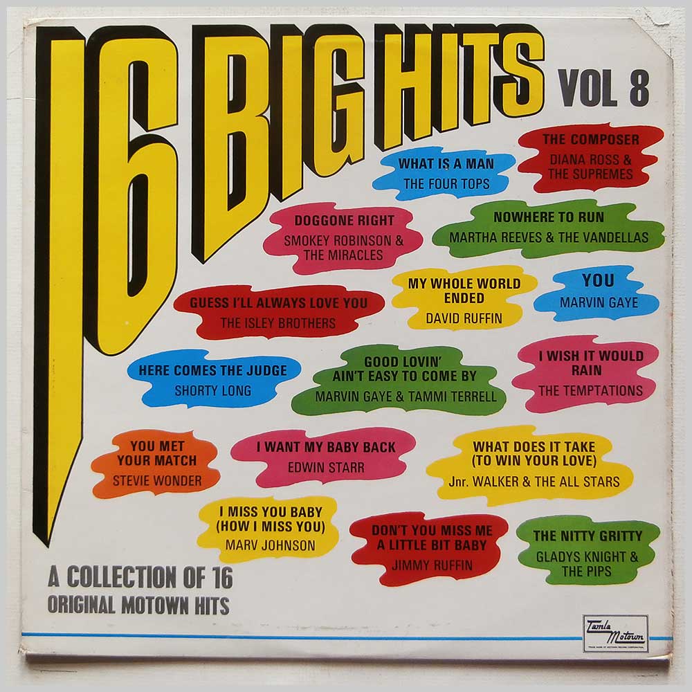 Various - A Collection Of 16 Big Hits Vol. 8  (STML 11130) 