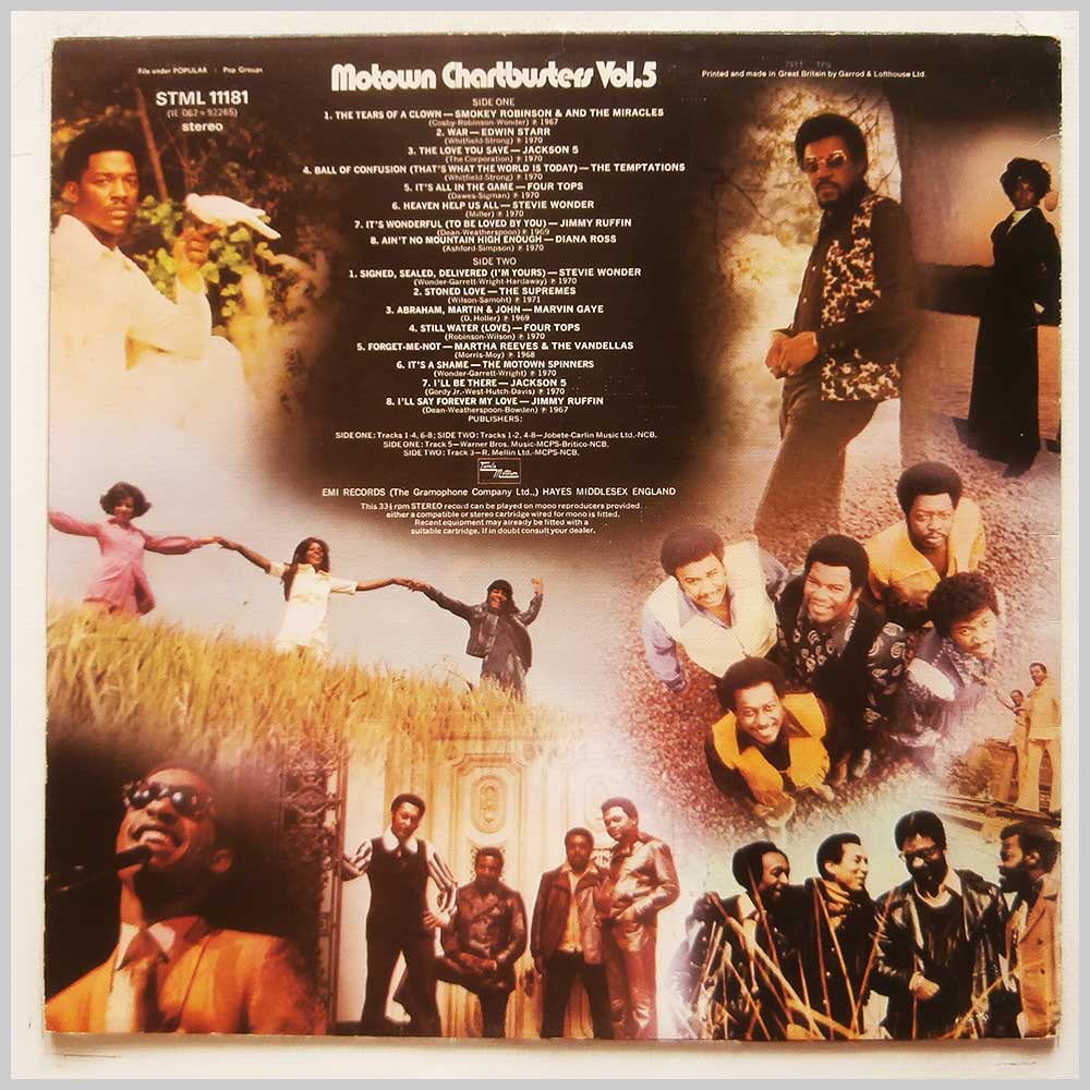 Various - Motown Chartbusters Vol.5  (STML 11181) 