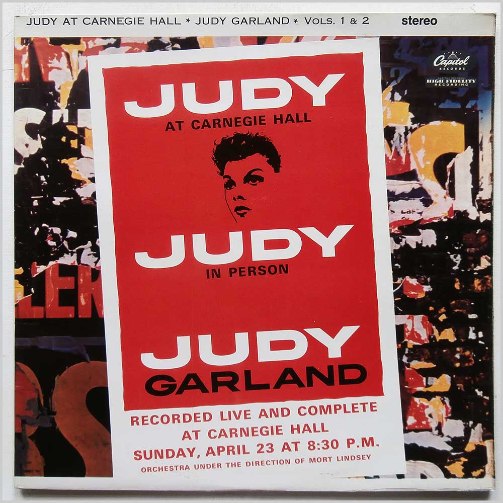 Judy Garland - Judy At Carnegie Hall: Judy In Person  (SW1-2 1569) 