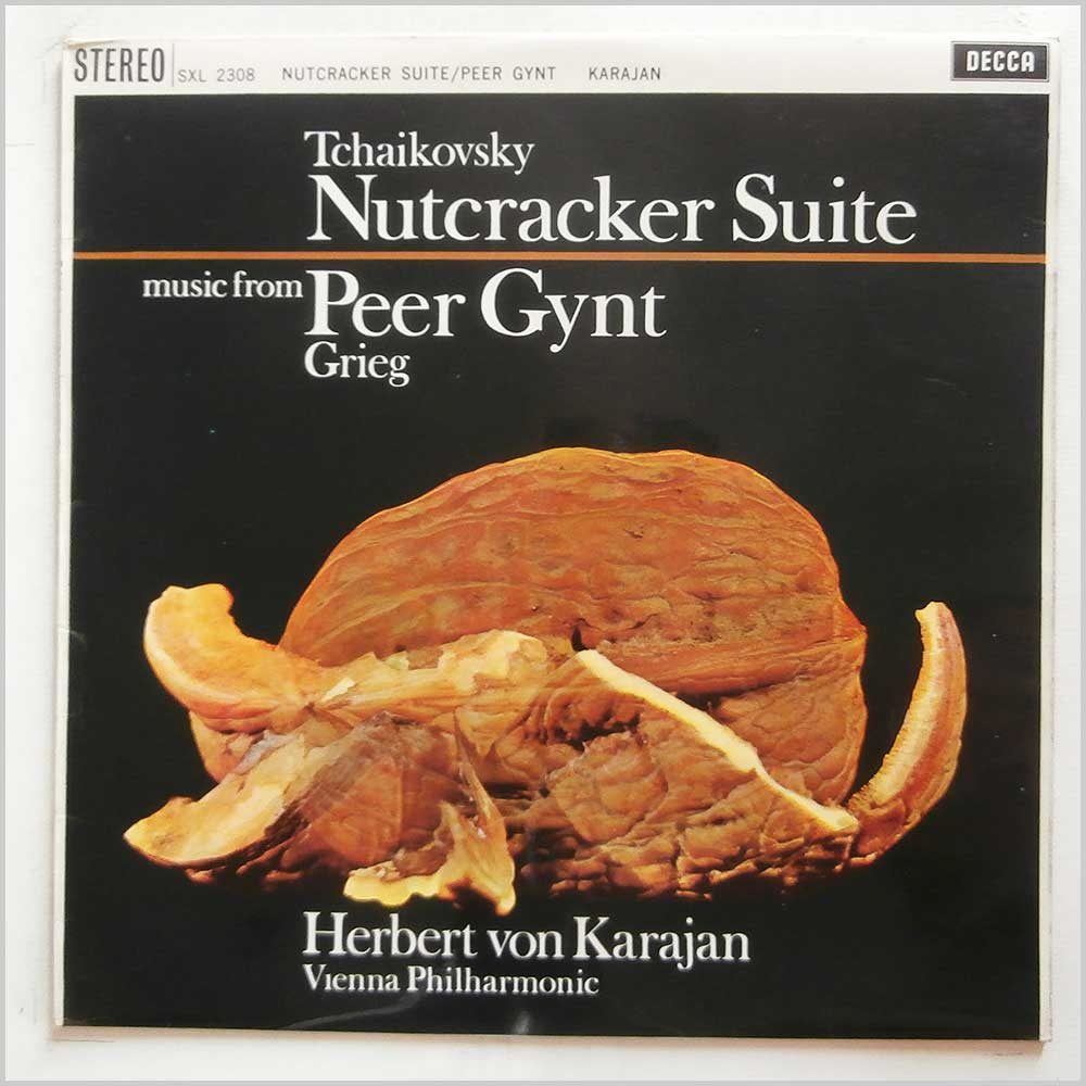 Herbert Von Karajan, Vienna Philharmonic Orchestra - Tchaikovsky: Nutcracker Suite, Grieg: Music From Peer Gynt  (SXL 2308) 