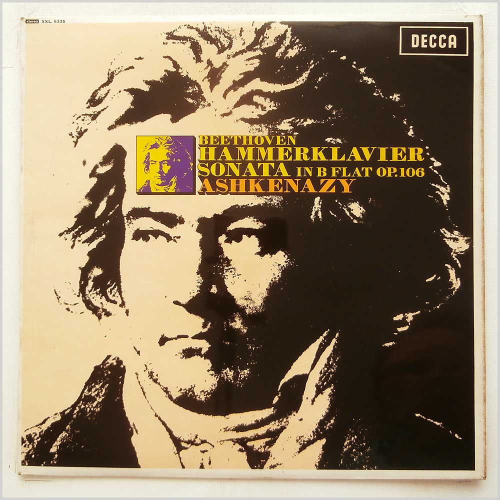 Vladimir Ashkenazy - Beethoven: Hammerklavier Sonata In B Flat Op. 106  (SXL 6335) 