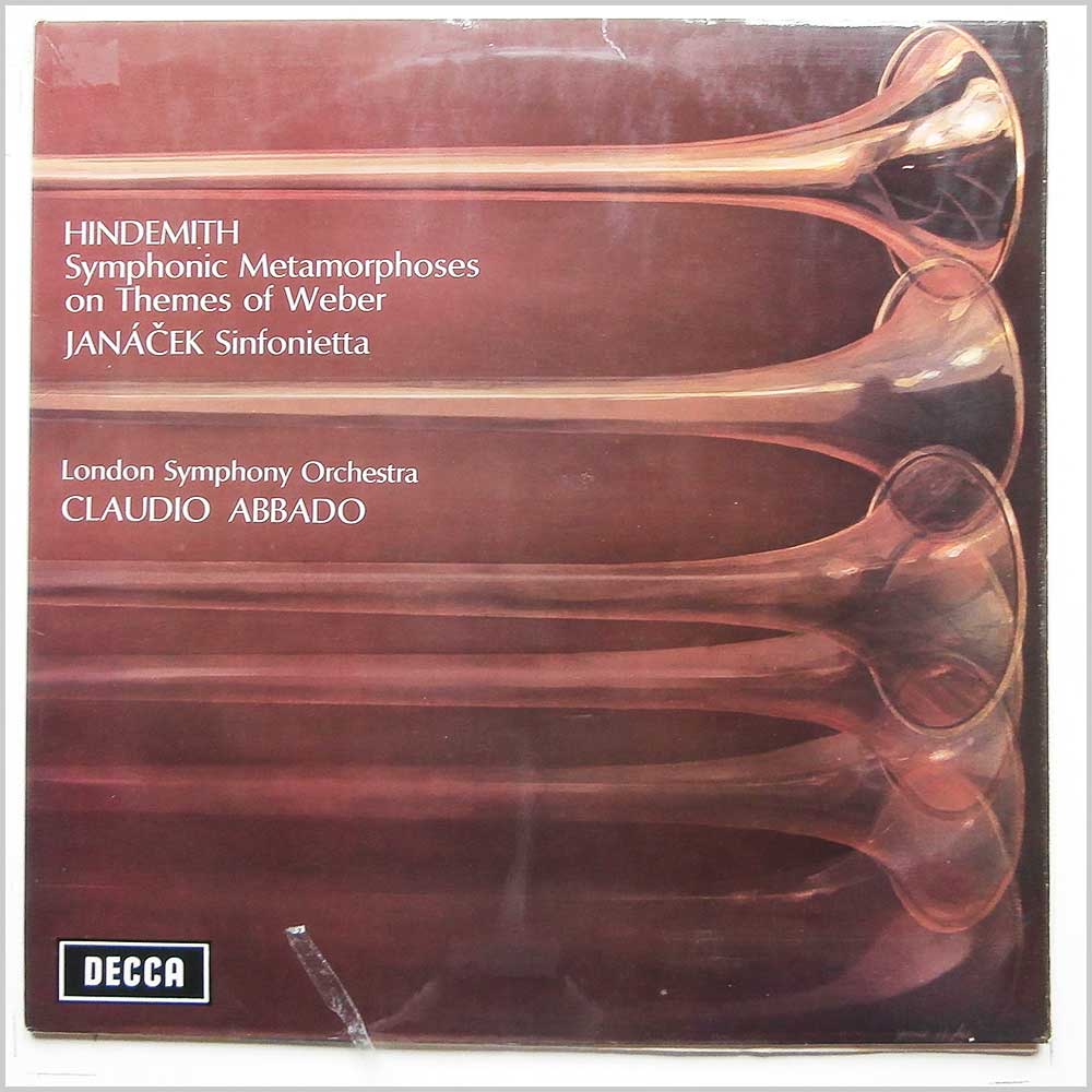 Claudio Abbado, London Symphony Orchestra - Hindemith: Symphonic Metamorphoses On Themes Of Webber, Janacek: Sinfonietta  (SXL 6398) 