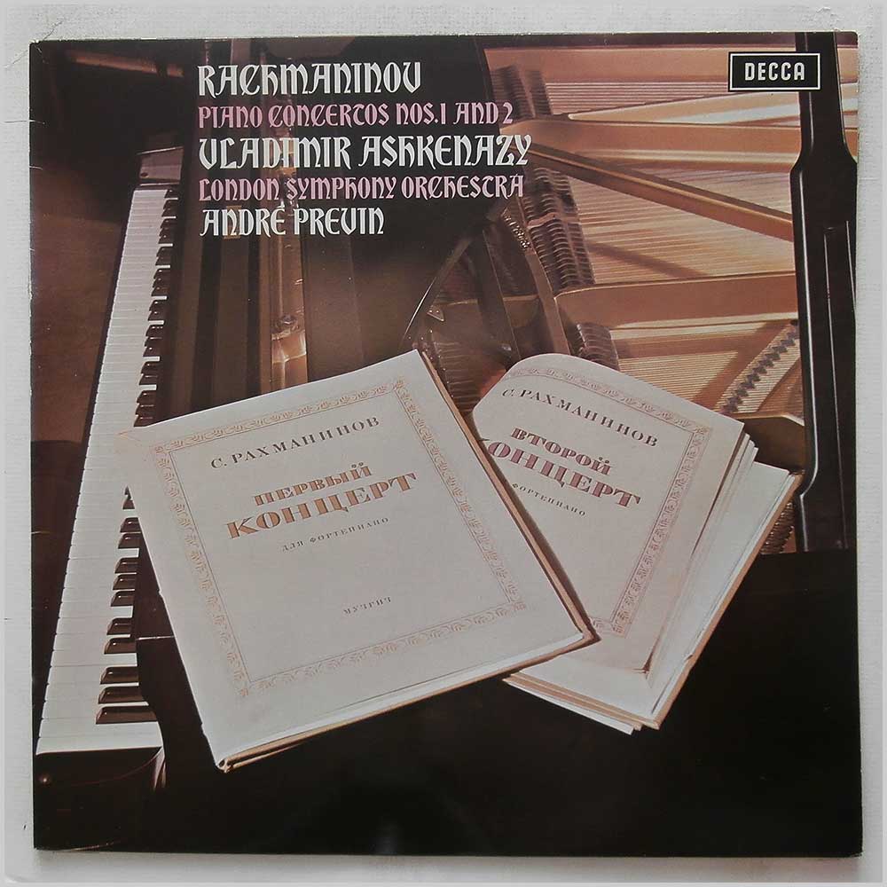 Vladimir Ashkenazy, Andre Previn, London Symphony Orchestra - Rachmaninov: Piano Concertos Nos.1 and 2  (SXL 6554) 