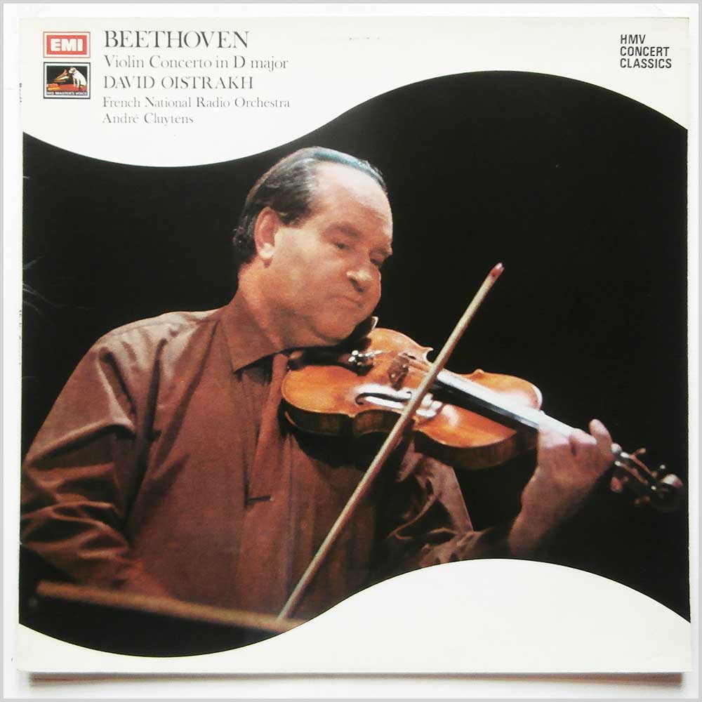 David Oistrakh, Andre Cluytens, French National Radio Orchestra - Beethoven: Violin Concerto in D Major  (SXLP 30168) 