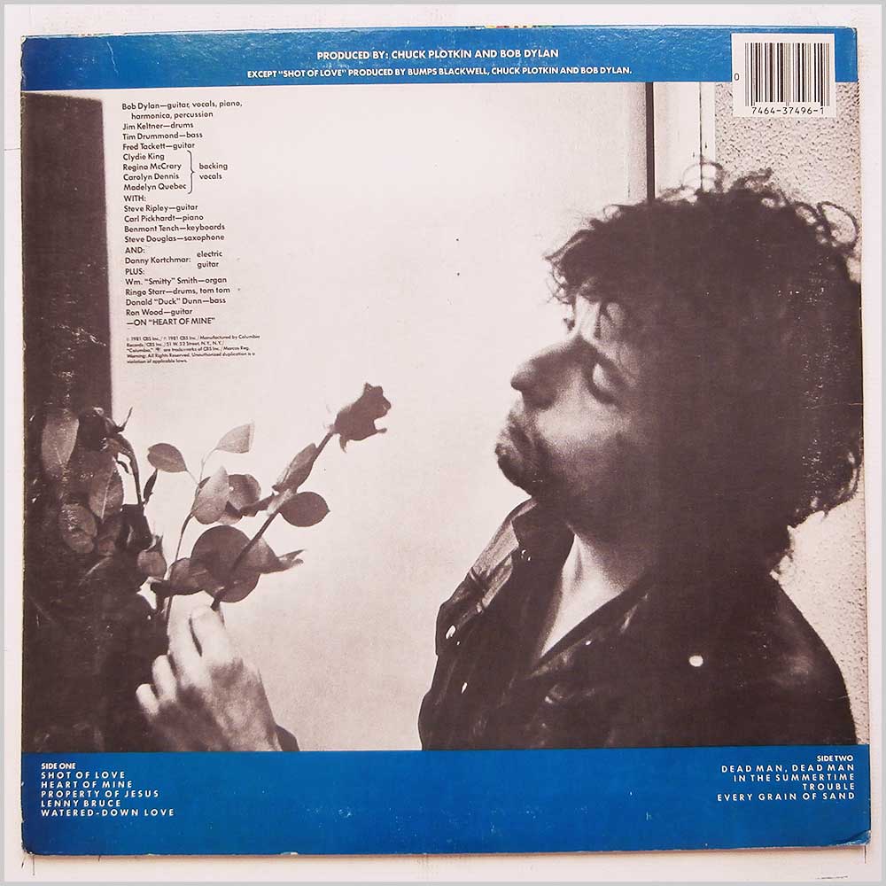 Bob Dylan - Shot Of Love  (TC 37496) 