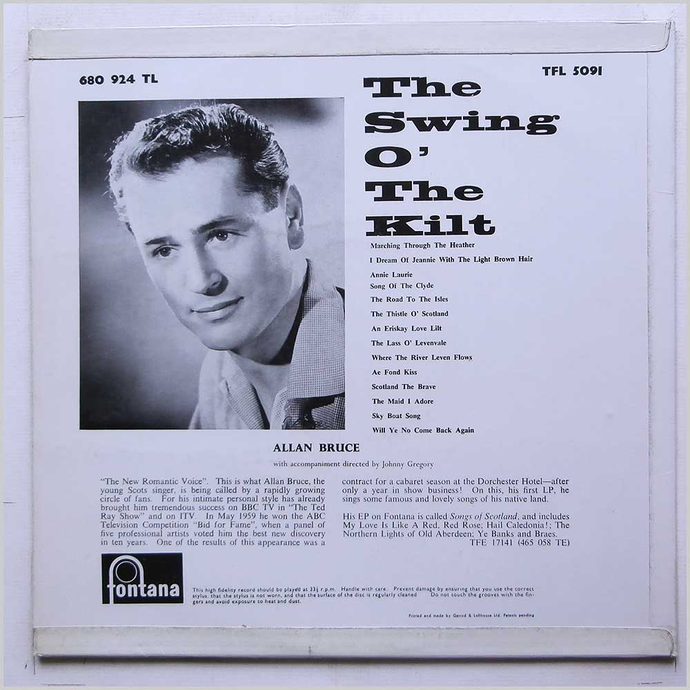 Allan Bruce - The Swing O'the Kilt  (TFL 5091) 