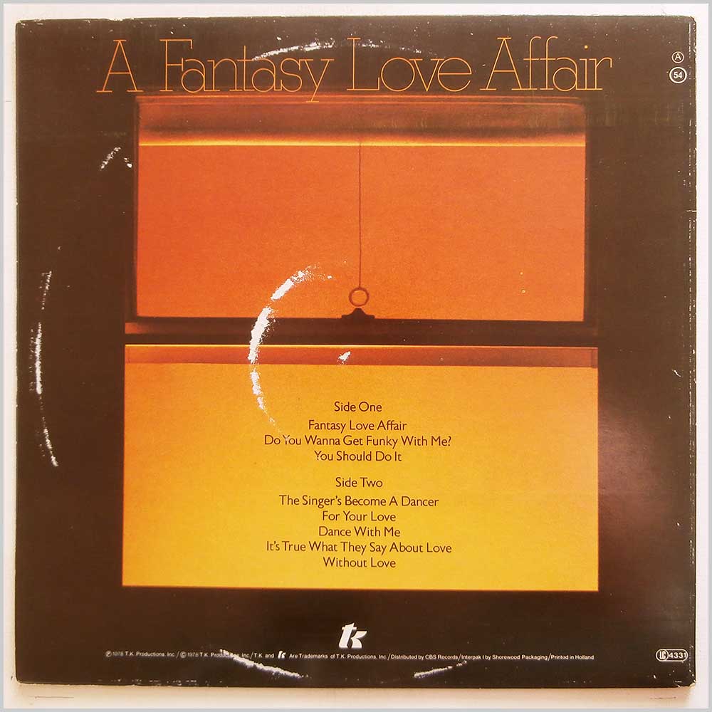 Peter Brown - Fantasy Love Affair  (TKR 82503) 