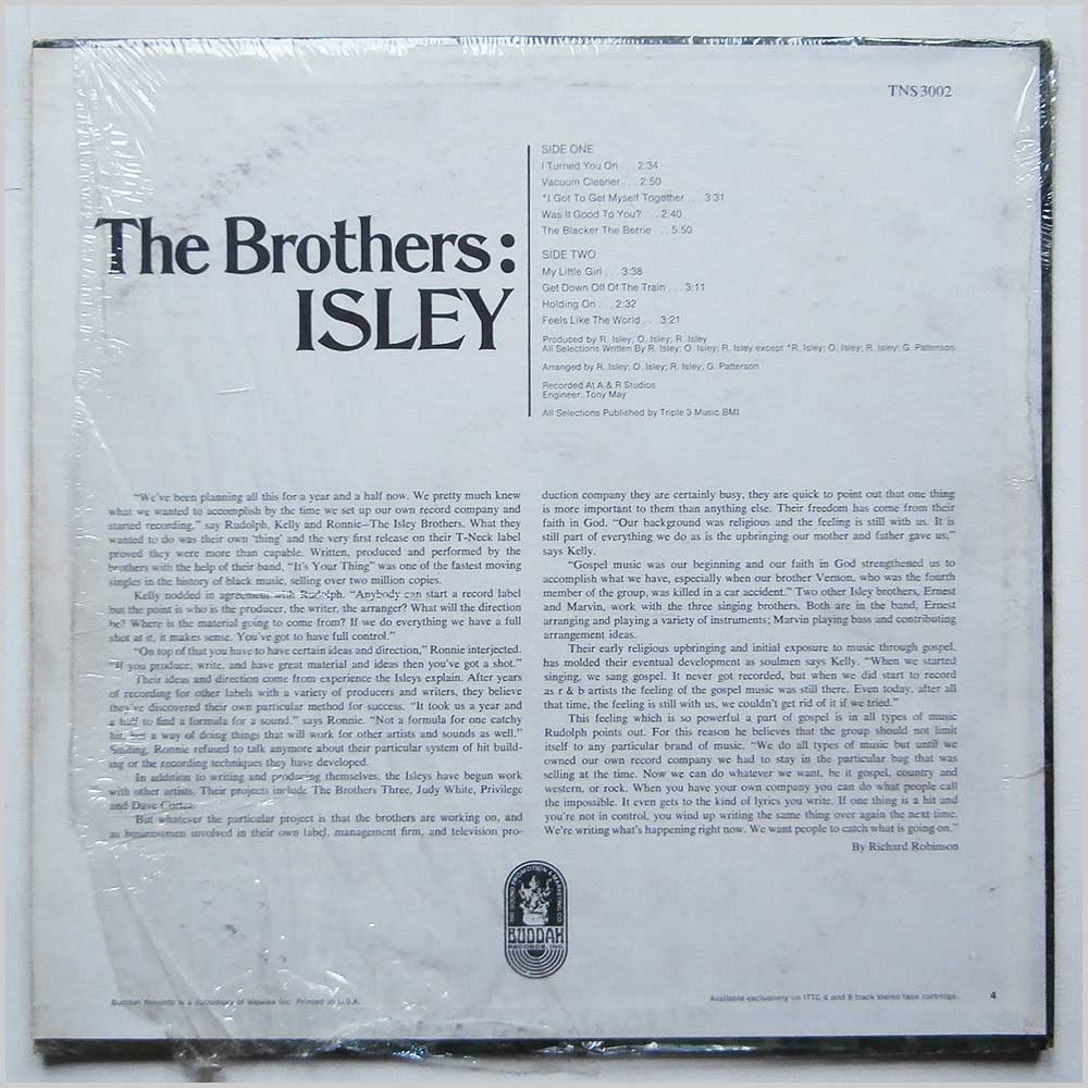 The Isley Brothers - The Brothers: Isley  (TNS 3002) 