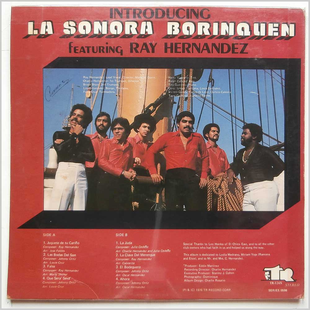 La Sonora Borinquen, Ray Hernandez - Introducing La Sonora Borinquen Featuring Ray Hernandez  (TR-124X) 