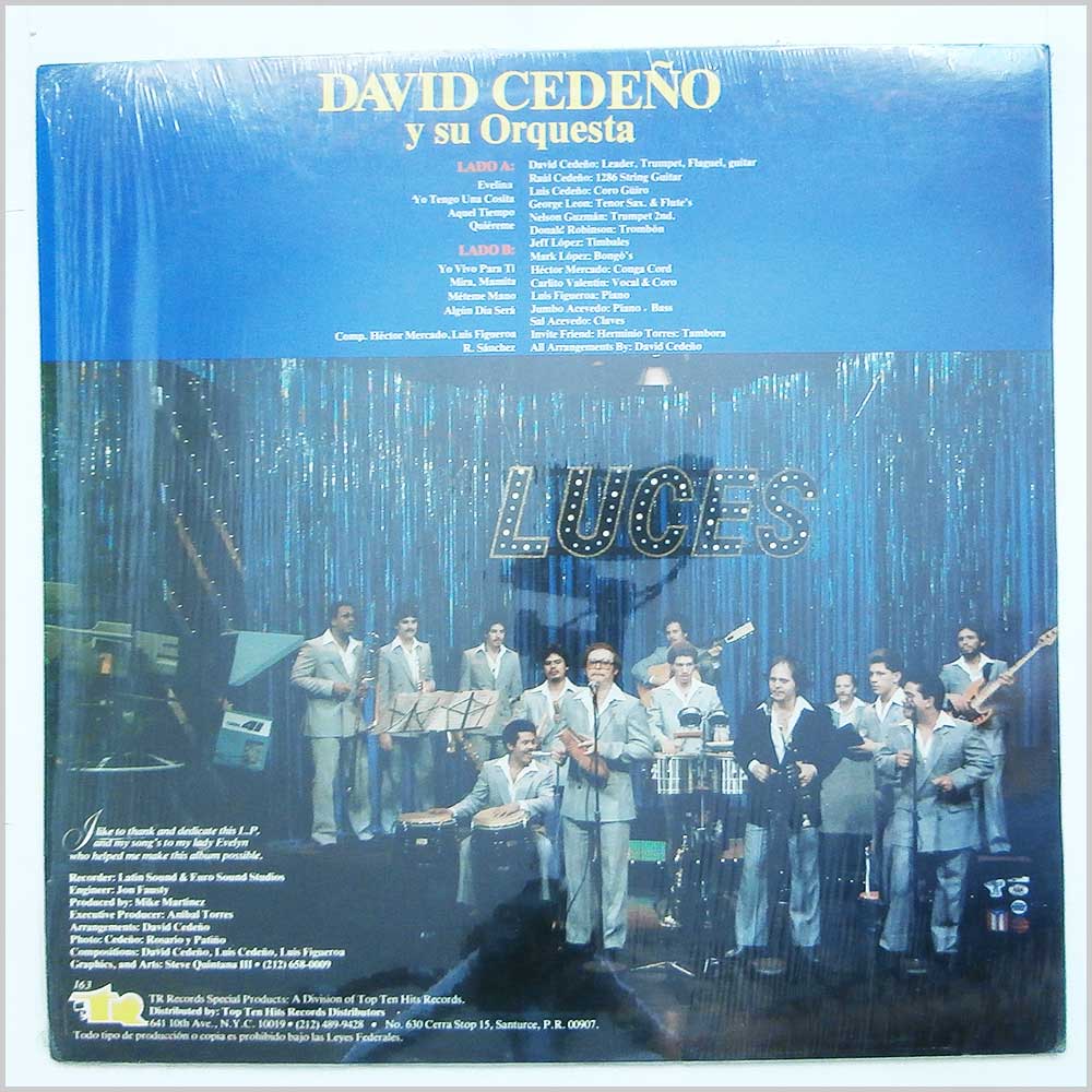 David Cedeno Y Su Orquesta - David Cedeno  (TR-163) 