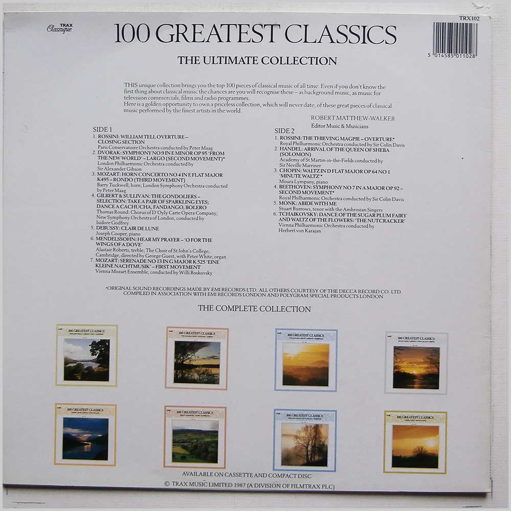 Various - 100 Greatest Classics: Volume 2  (TRX 102) 