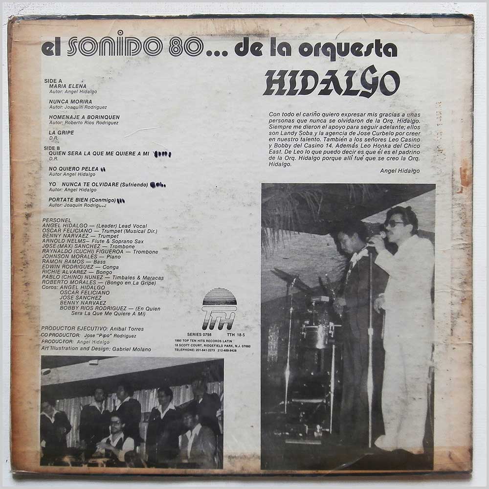 Orquesta Hidalgo - Sonido 80 El De La Orquesta Hidalgo  (TTH 18-5) 