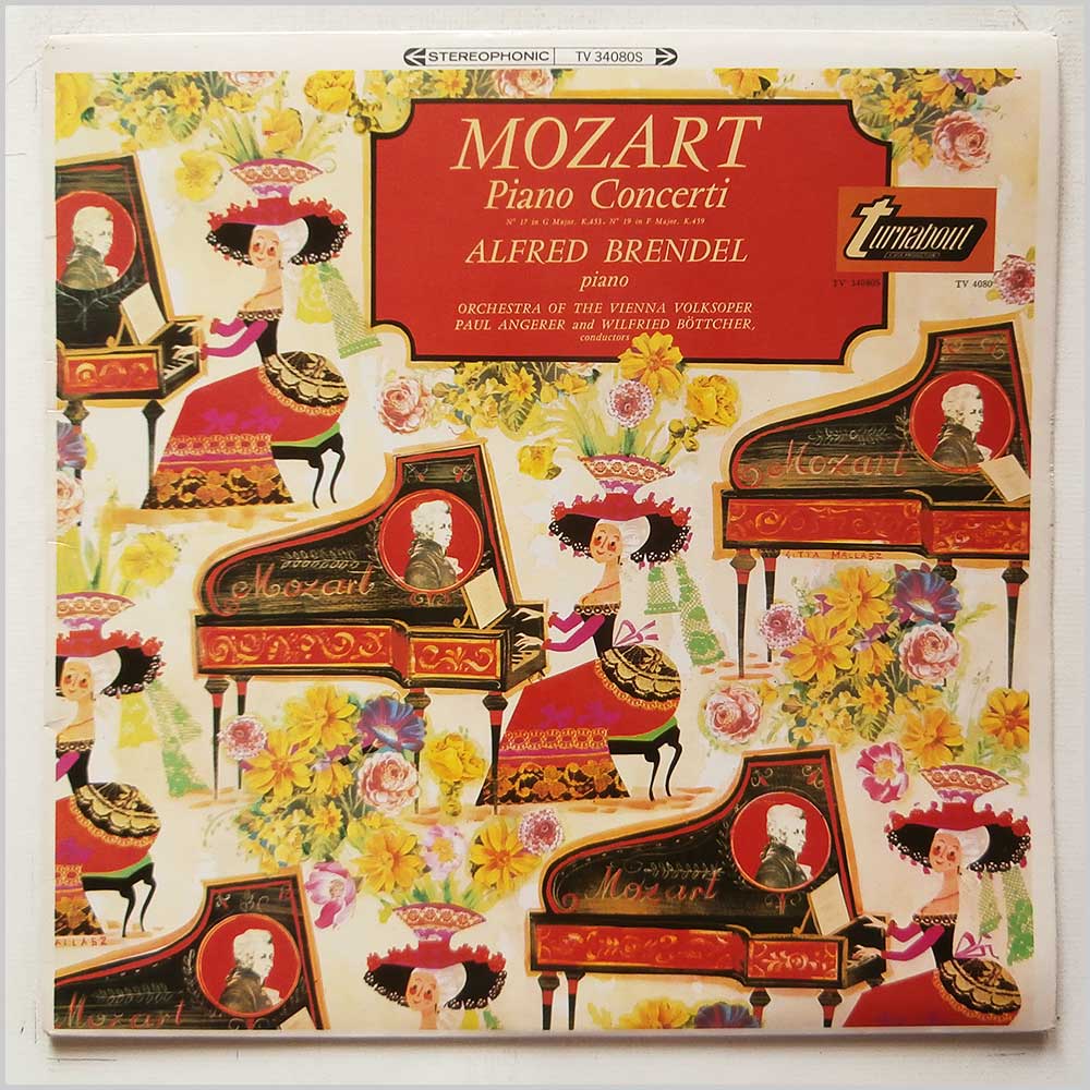 Alfred Brendel - Mozart: Piano Concerti K.453 and K.459  (TV 34080S) 