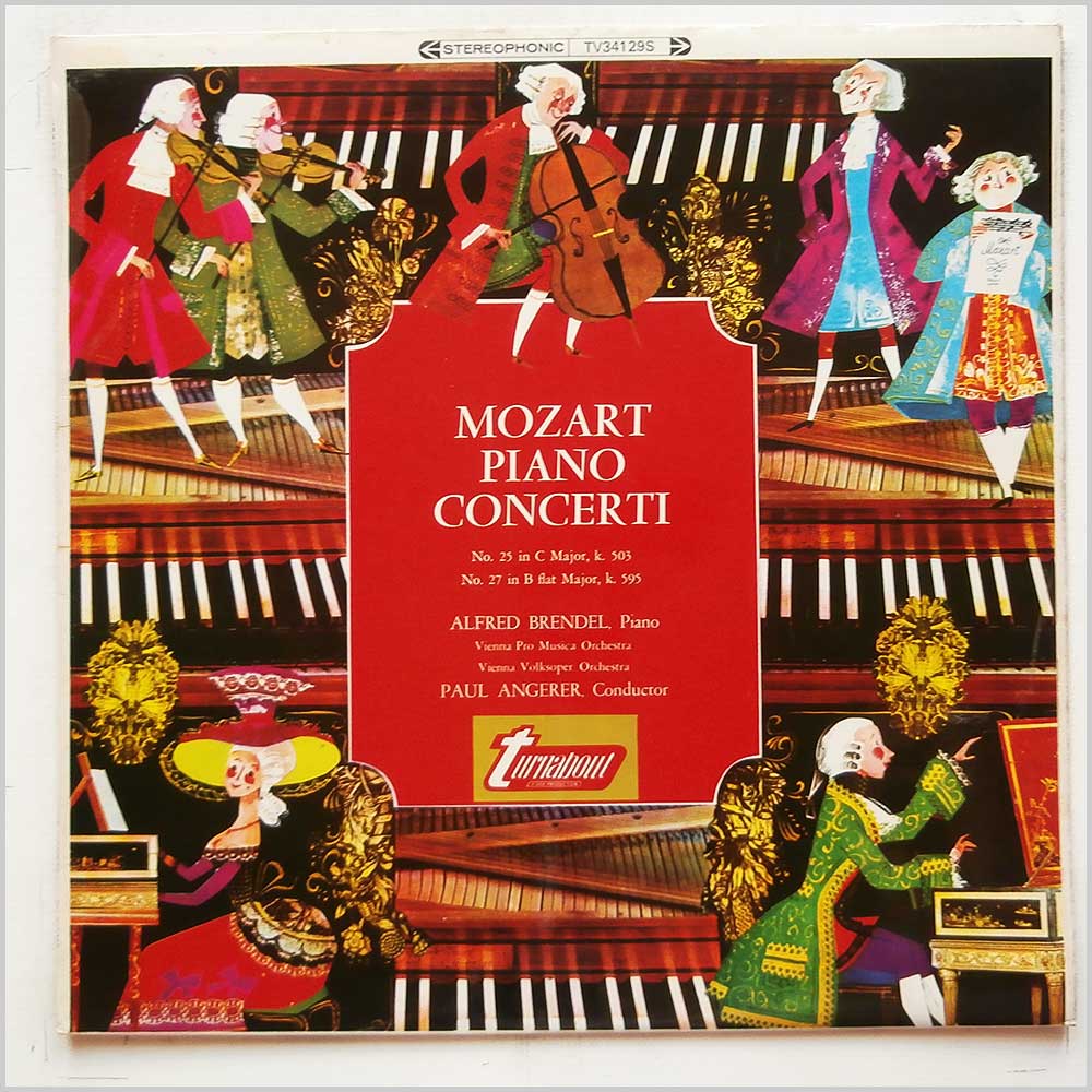 Alfred Brendel, Paul Angerer, Vienna Pro Musica Orchestra, Vienna Volksoper Orchestra - Mozart: Piano Concerti  (TV 34129S) 