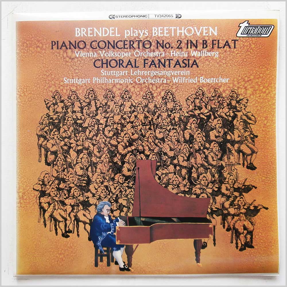 Alfred Brendel - Beethoven: Piano Concerto No.2 in B Flat, Choral Fantasia  (TV 34206S) 