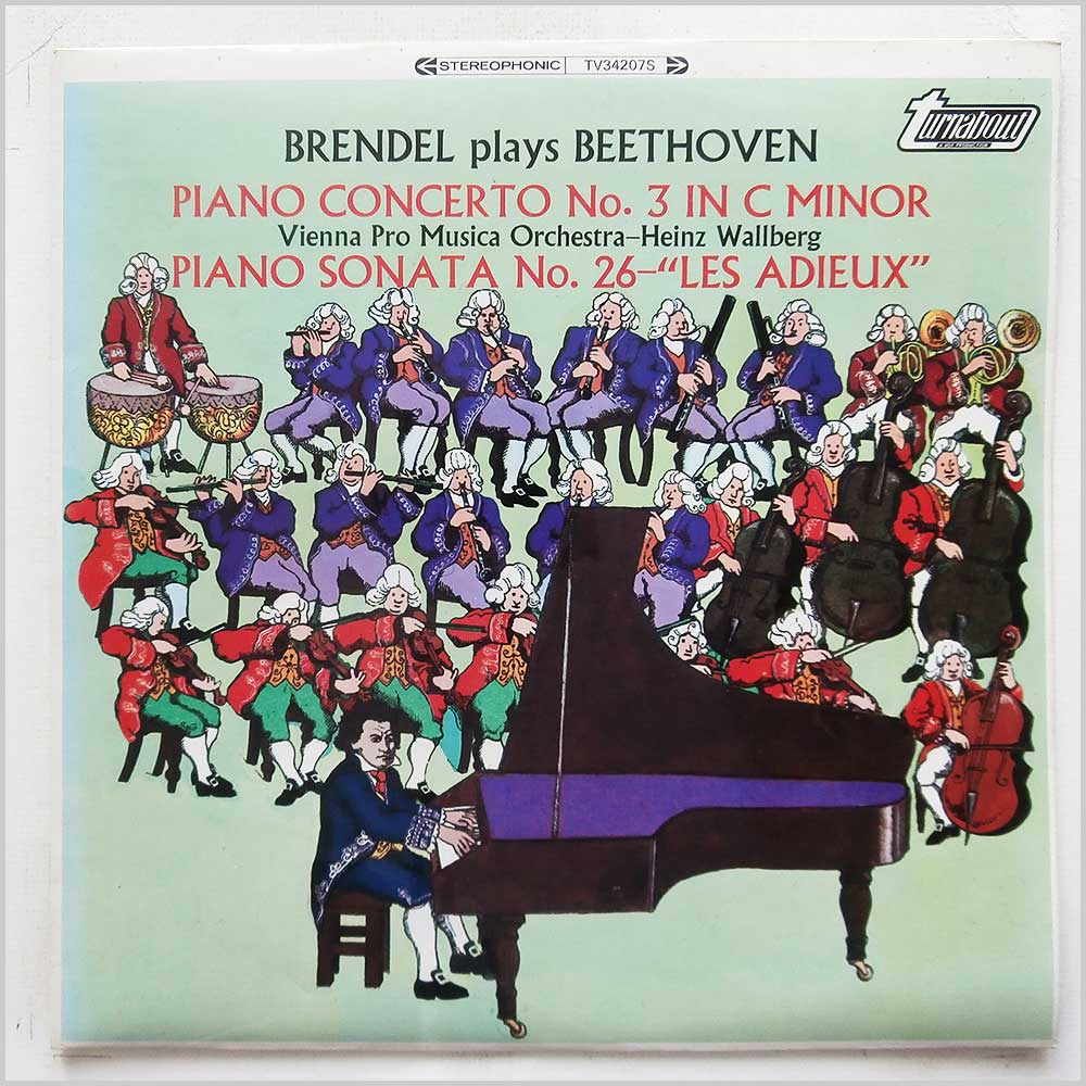 Alfred Brendel - Beethoven: Piano Concerto No. 3 in C Minor, Piano Sonata No. 26  Les Adieux  (TV 34207S) 