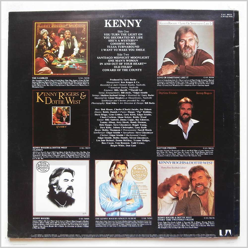 Kenny Rogers - Kenny  (UAG 30273) 