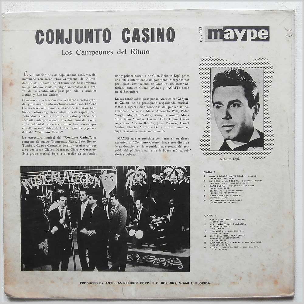 Conjunto Casino - Los Campeones Del Ritmo  (US-113) 