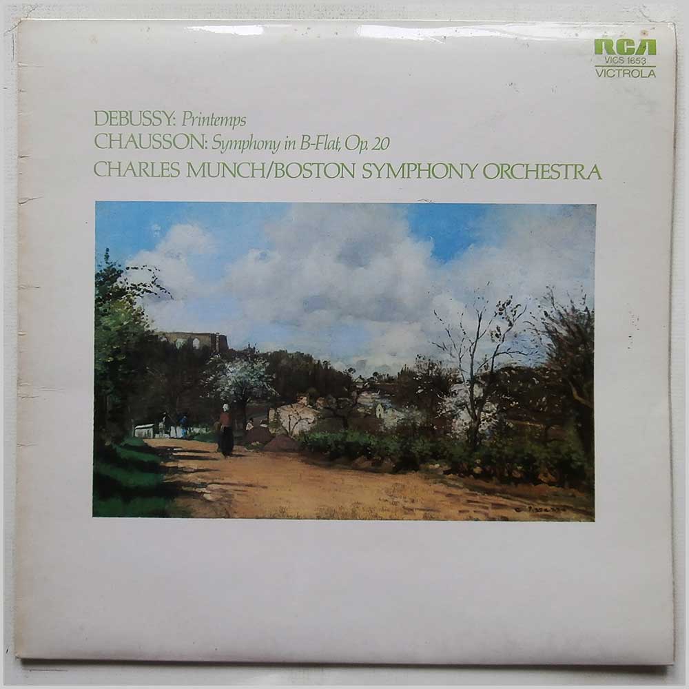 Charles Munch, Boston Symphony Orchestra - Chausson: Symphony In B-Flat, Op. 20, Debussy: Printemps Symphonic Suite  (VICS 1653) 