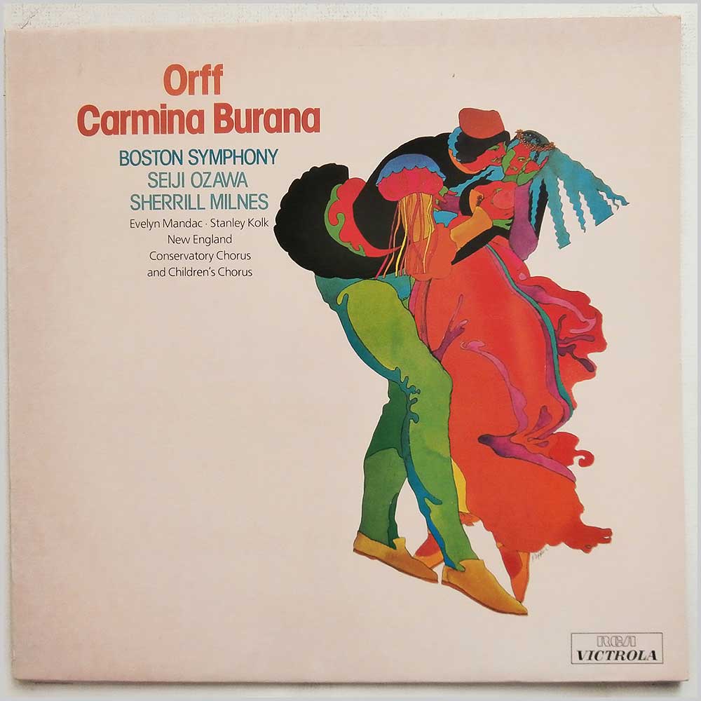 Seiji Ozawa, Sherrill Milnes, Boston Symphony, New England Conservatory Chorus and Children's Chorus - Orff: Carmina Burana  (VICS 2026) 