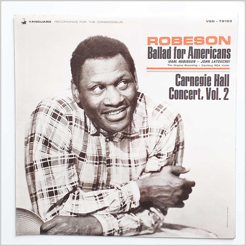 Paul Robeson - Ballad For Americans, Carnegie Hall Concert Vol. 2  (VSD-79193) 