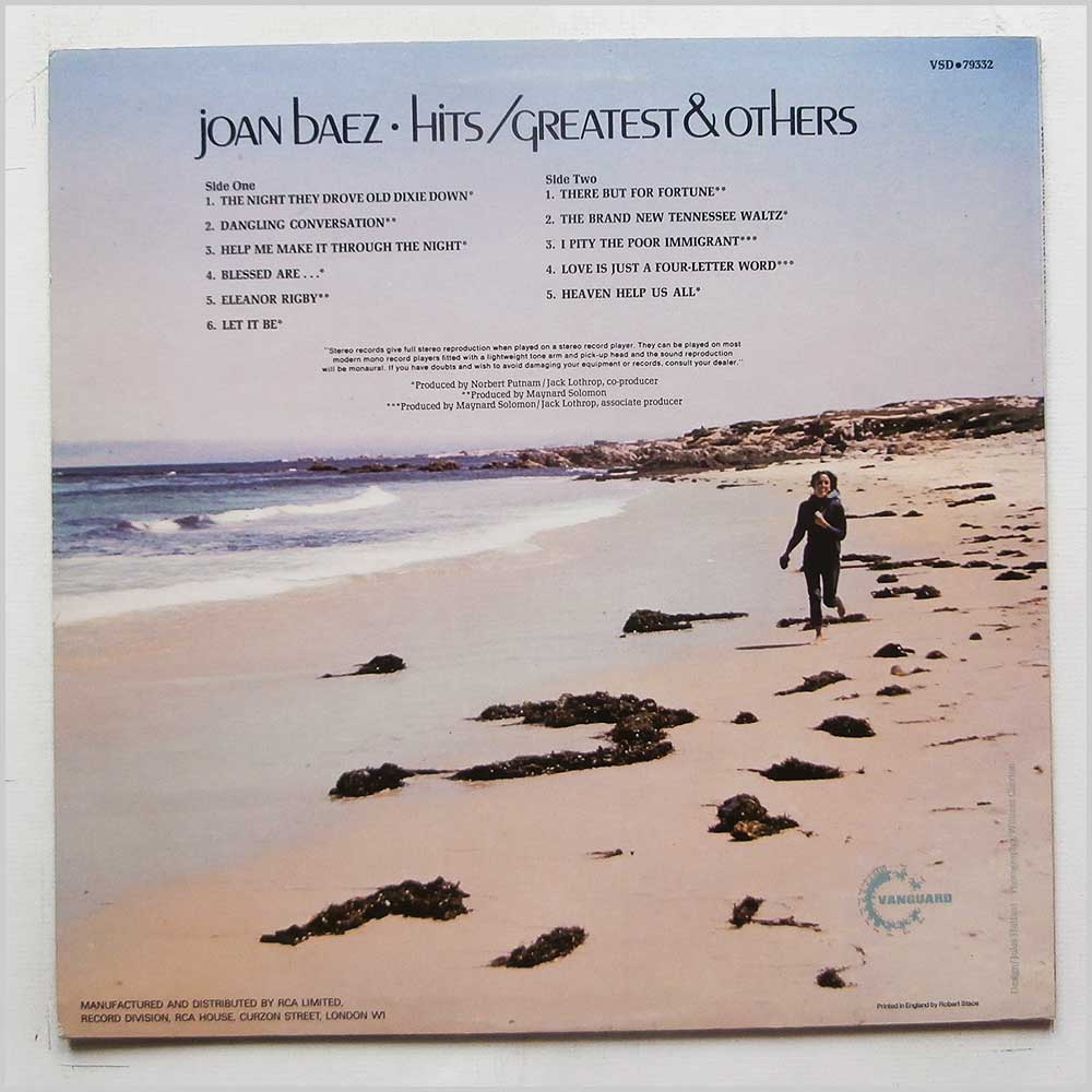 Joan Baez - Hits: Greatest and Others  (VSD 79332) 