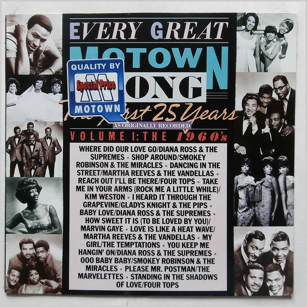 Various - Every Great Motown Song: The First 25 Years As Originally Recorded. Volume 1 : The 1960's  (WL72235) 