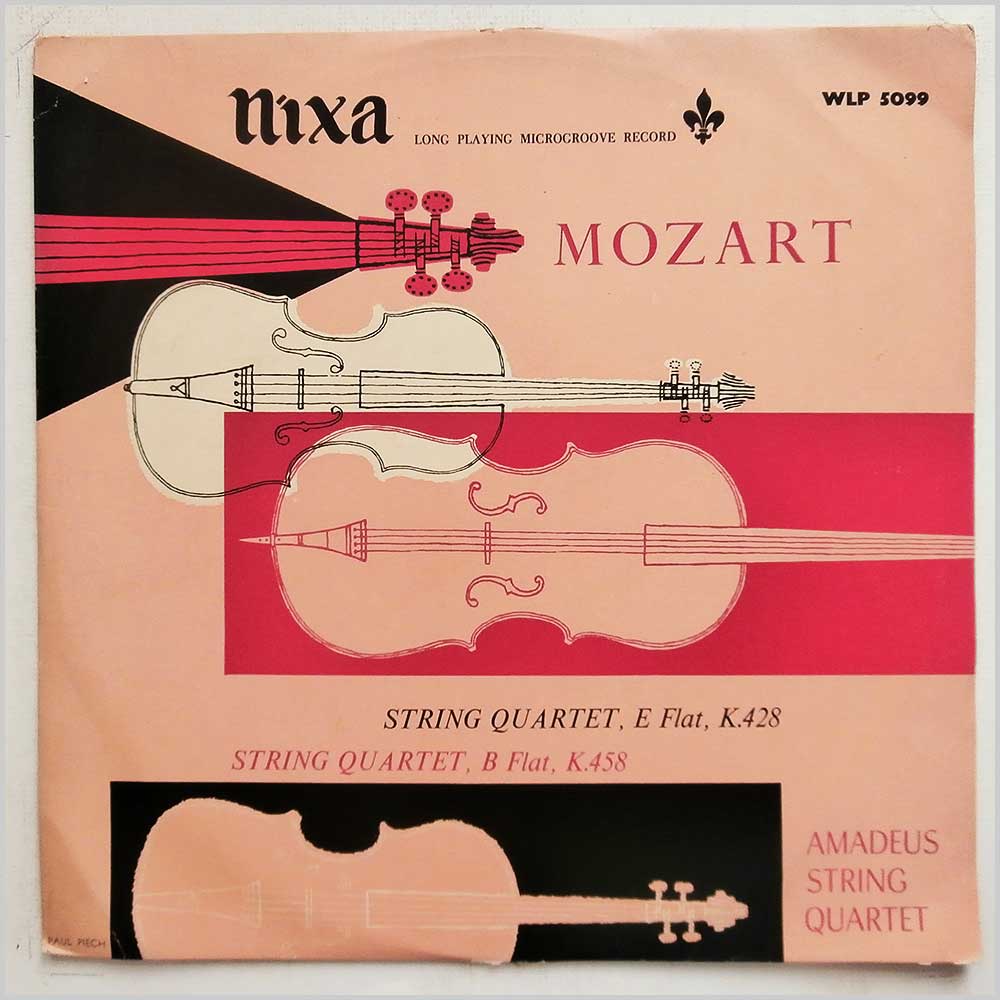Amadeus String Quartet - Mozart: String Quartet E Flat K.428, String Quartet B Flat K.458  (WLP 5099) 