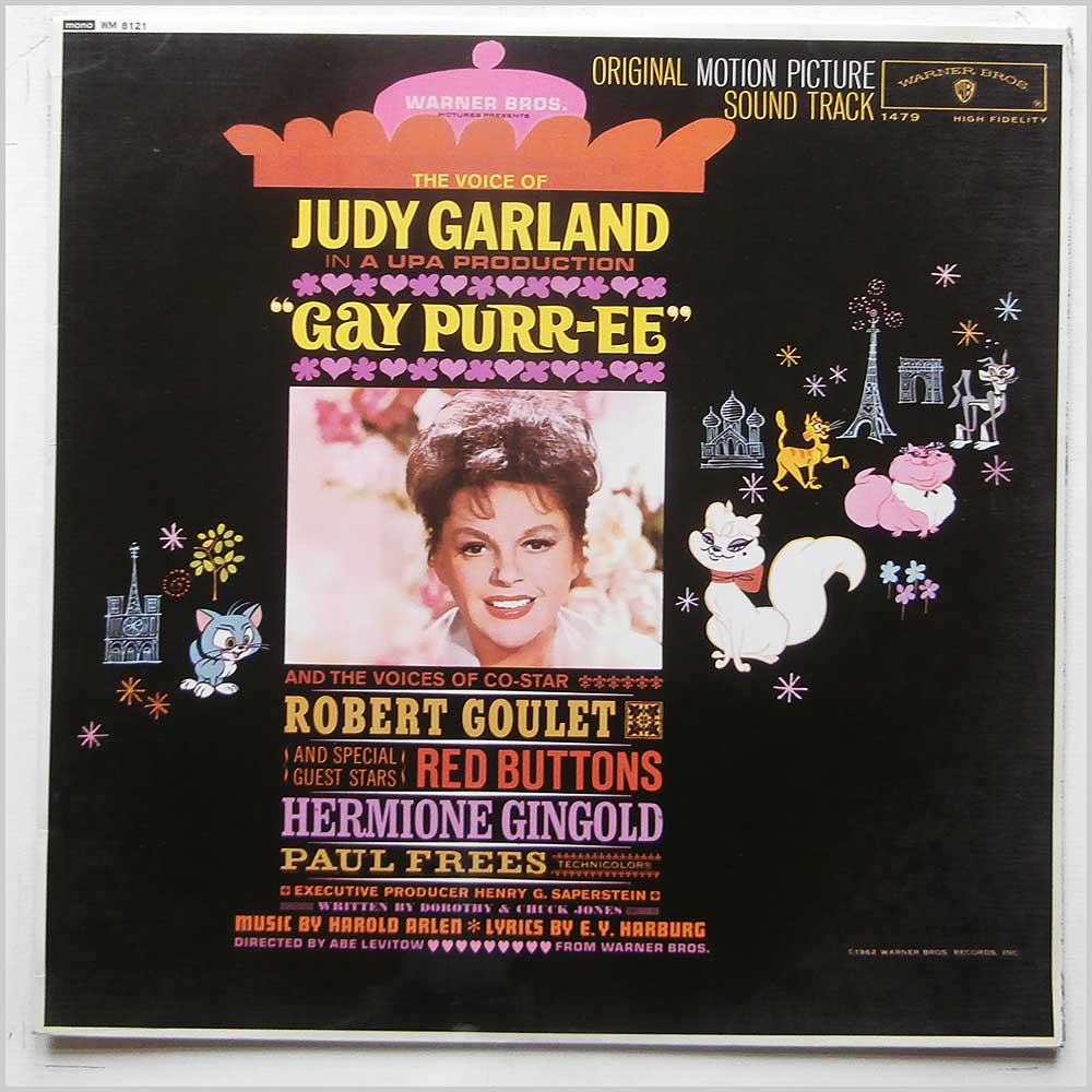 Judy Garland - The Voice Of Judy Garland in A UPA Production Gay Purr-ee  (WM 8121) 