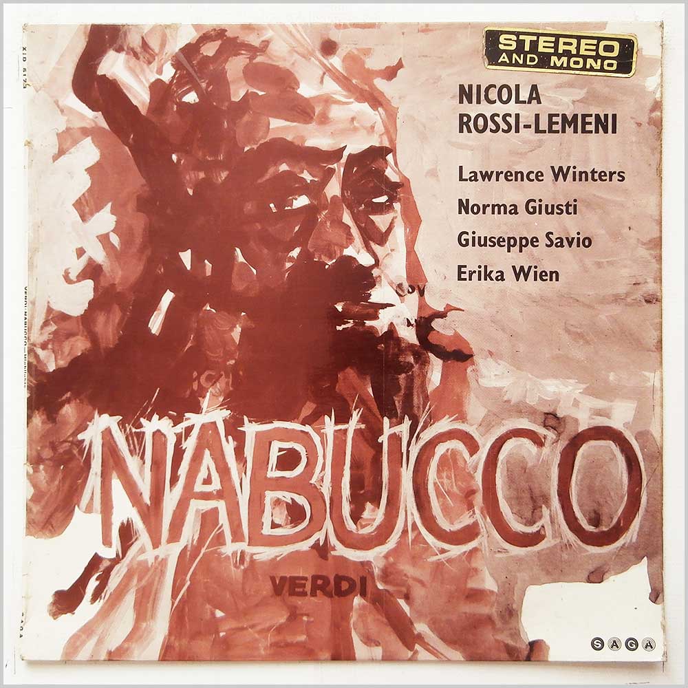 George Singer, Hamburg Radio Symphony Orchestra and Chorus - Verdi: Nabucco  (XID 5173) 