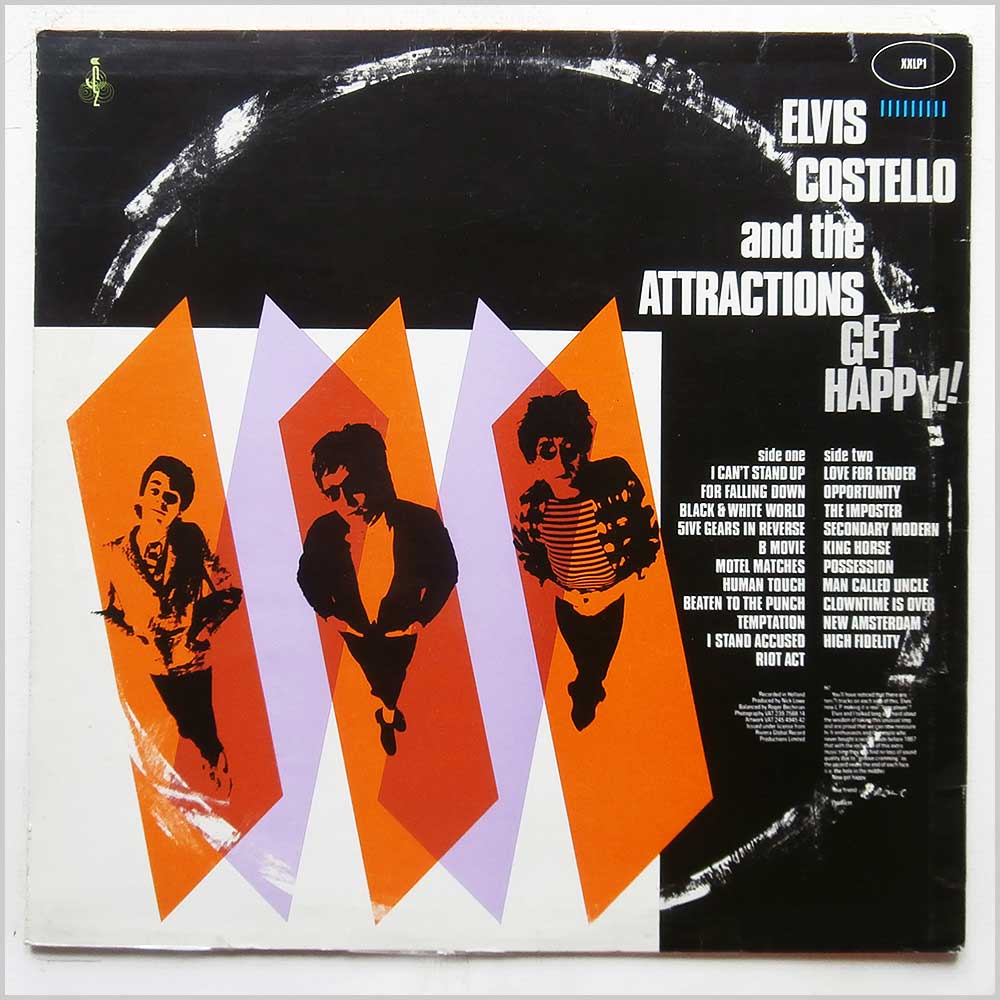 Elvis Costello and The Attractions - Get Happy!  (XXLP1) 
